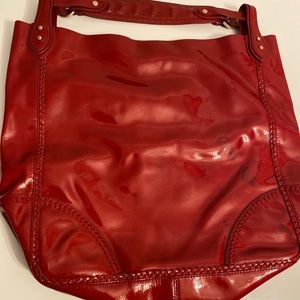 *Read Desc* Sigrid Olsen 100% Leather Purse. Red Patent Leather Shoulder Bag